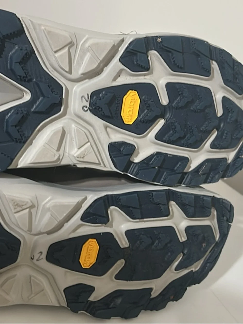 Hoka Gray and Navy Men's Hiking Sneakers